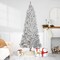 Northlight Pre-Lit Slim Flocked White Pine Artificial Christmas Tree - 7.5' - Warm White LED Lights